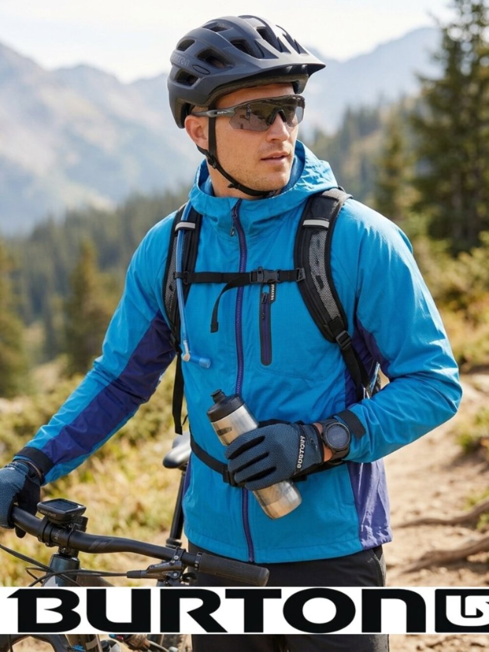 Burton Chaos Jacket - Blue Aster size L